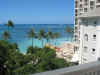 The view from atop the Sheraton Moana