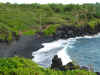 The Black Sand Beach (again, on the road to Hana)