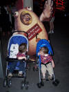 The boys near Al's Toy Barn, MGM Studios Florida