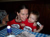 Mommy and Jason at the Hard Rock Cafe, Universal Studios