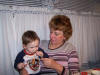 Grandmom with Jason at Christmas